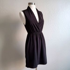 Urban Outfitters black dress sheer back pockets